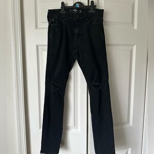 Hollister skinny advanced stretch black jeans size W26/L30